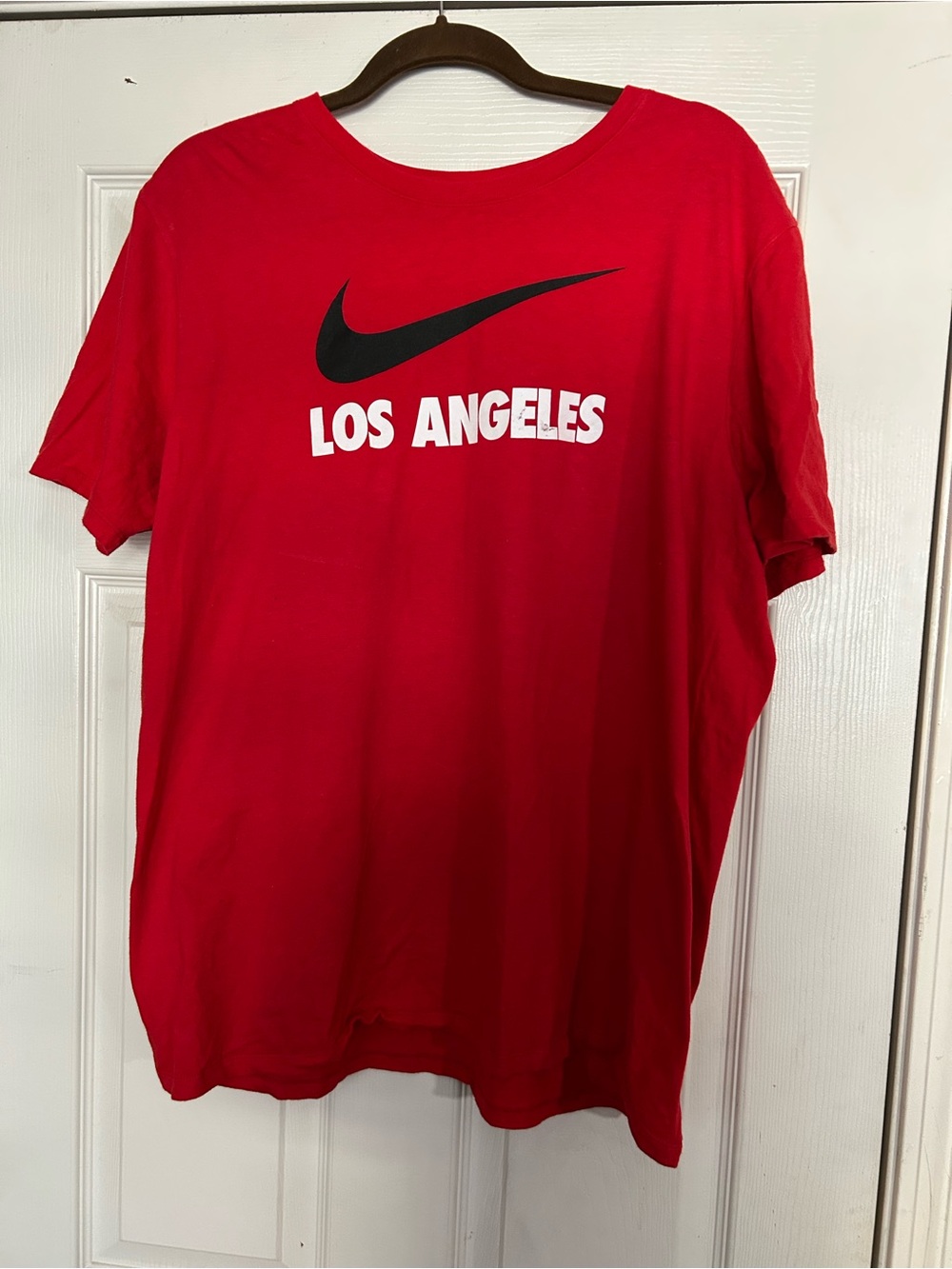 Nike Kids Red Los Angeles Graphic Basketball Tee